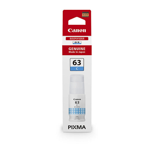 Canon GI63 Cyan Ink Bottle