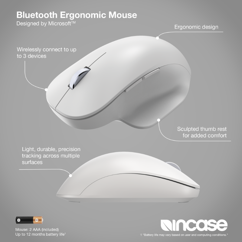 Incase BT Ergonomic Mouse GLAC