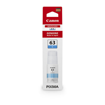 Canon GI63 Cyan Ink Bottle