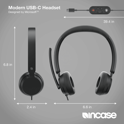 Incase Modern USB-C Headset BK