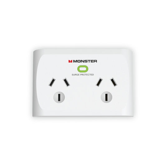 Monster 2-Port Surge White