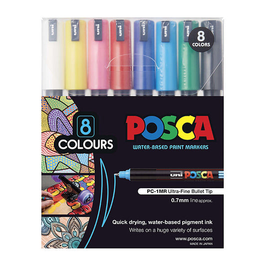 Posca PC-1MR UltraFine Ast Pk8